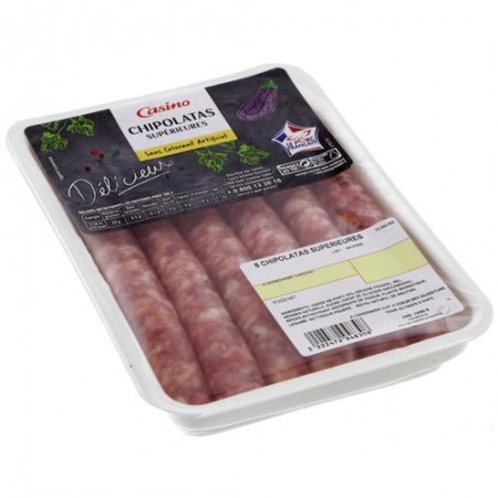 CASINO Chipolatas supérieures 6x55g