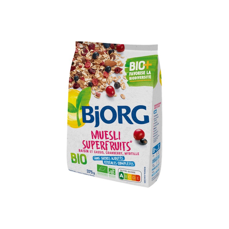 BJORG Muesli superfruits Bio - 375g